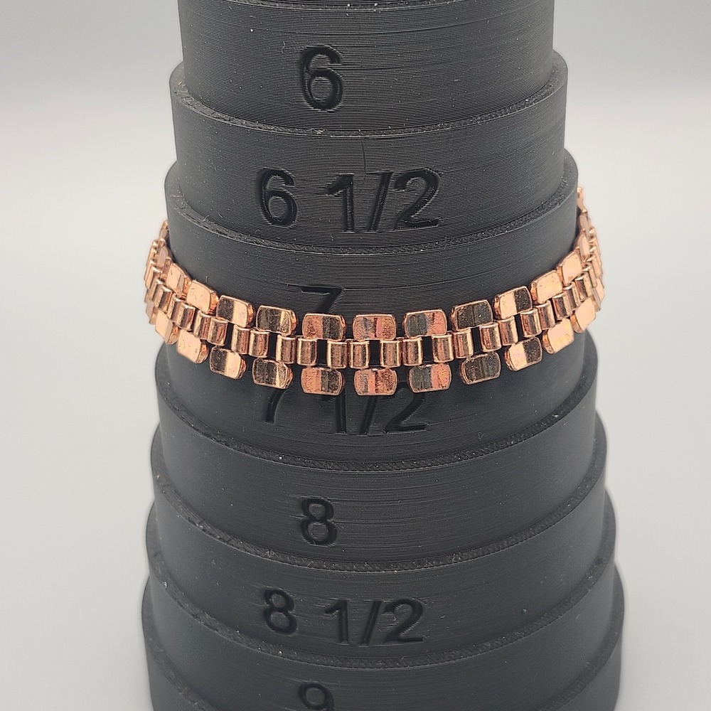 VTG PAIN HEALING Solid Copper Panther Link Chain 7" Bracelet USA